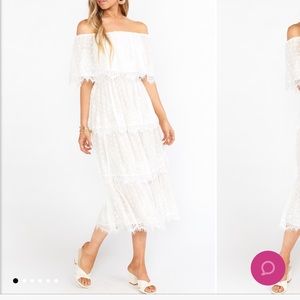 Show Me Your Mumu White Dress